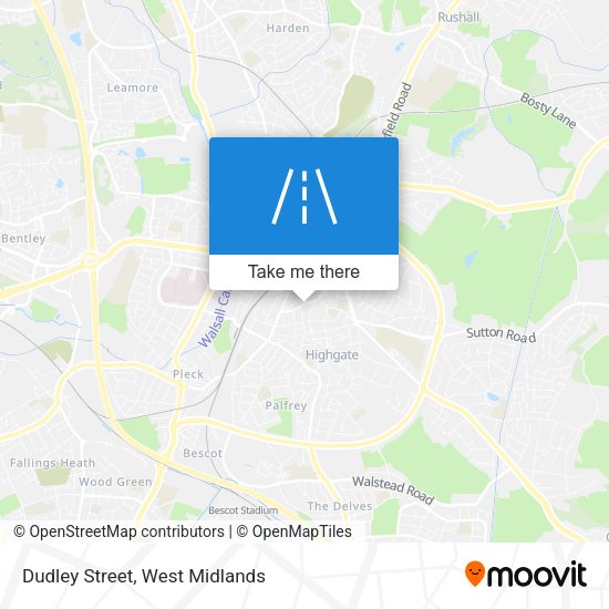 Dudley Street map