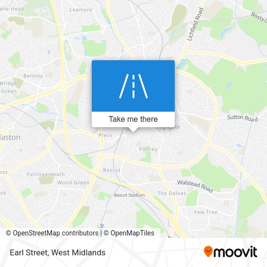 Earl Street map