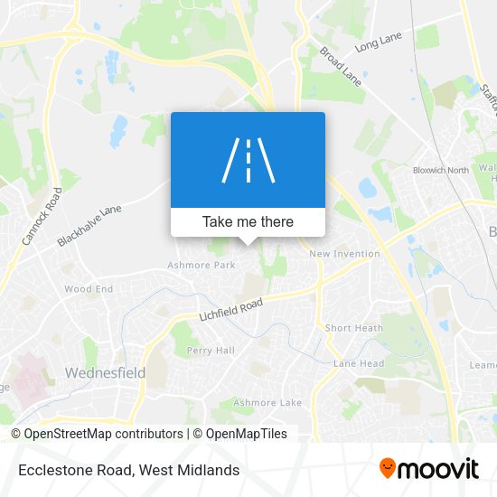 Ecclestone Road map