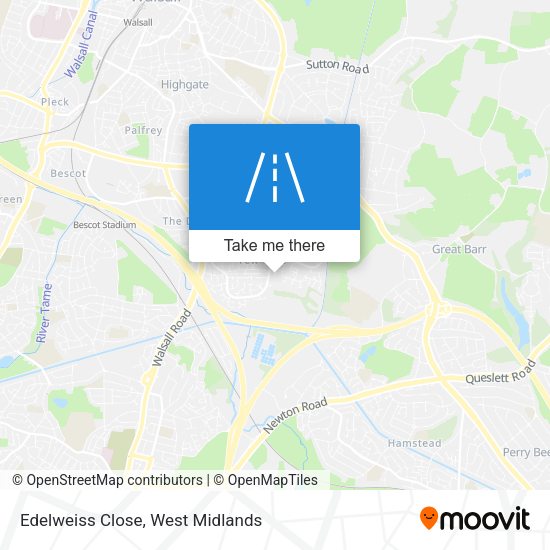 Edelweiss Close map