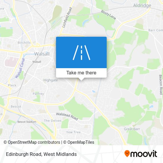 Edinburgh Road map