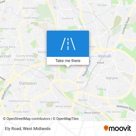 Ely Road map