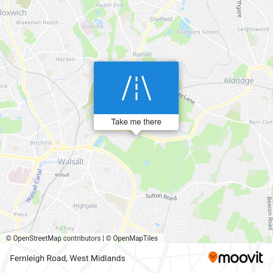 Fernleigh Road map
