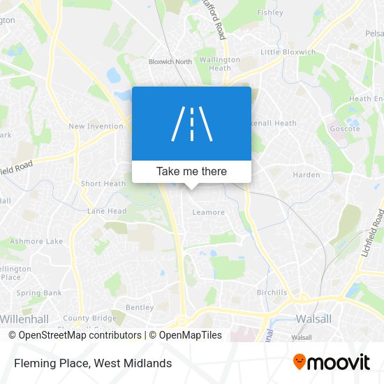 Fleming Place map