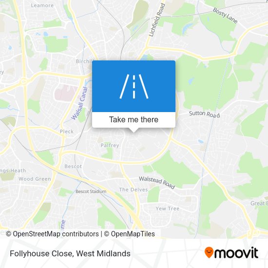 Follyhouse Close map