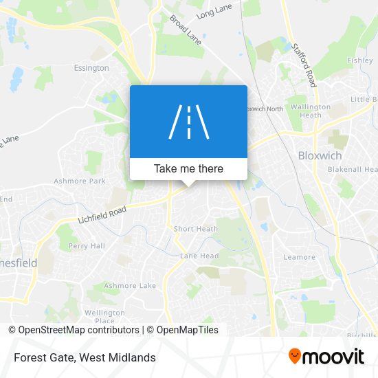 Forest Gate map