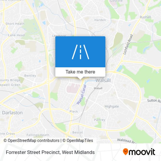 Forrester Street Precinct map