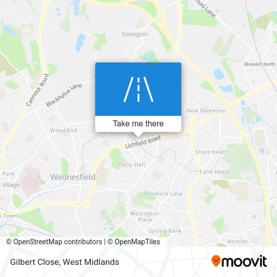 Gilbert Close map