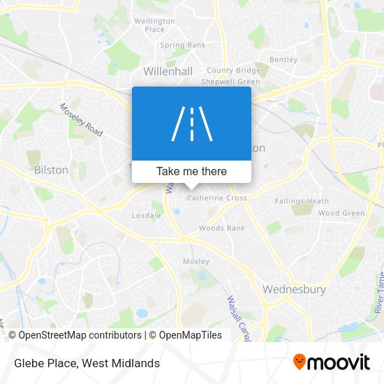 Glebe Place map