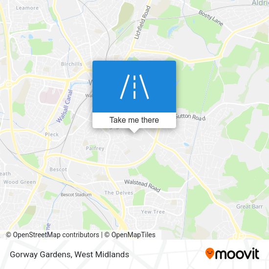 Gorway Gardens map