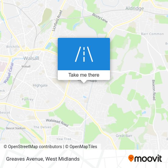Greaves Avenue map