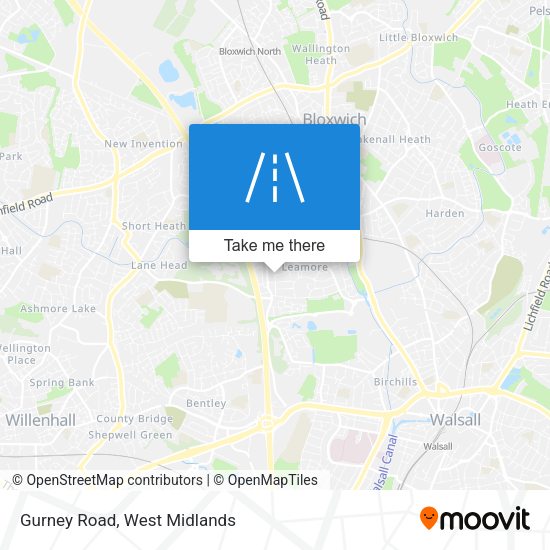 Gurney Road map