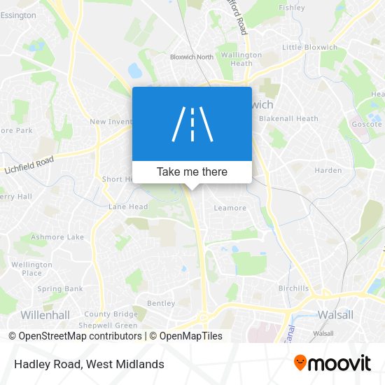 Hadley Road map