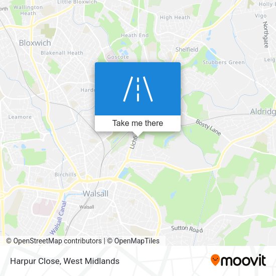 Harpur Close map