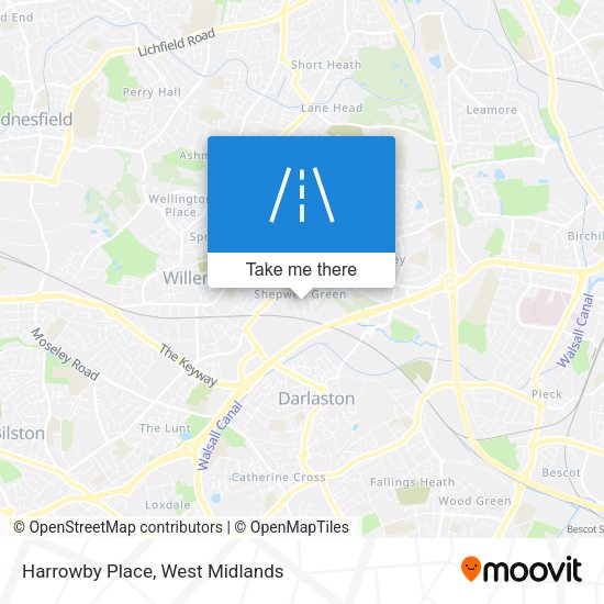 Harrowby Place map
