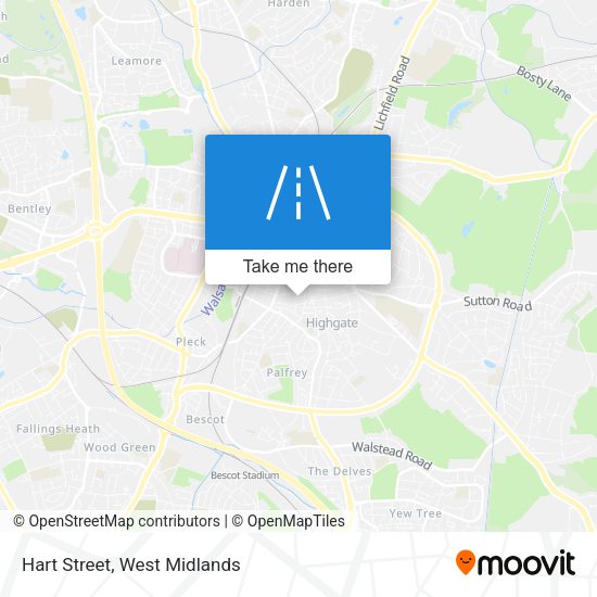 Hart Street map