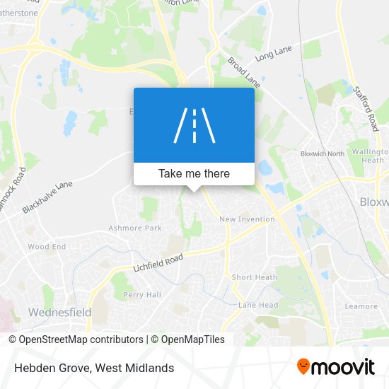 Hebden Grove map