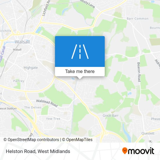 Helston Road map