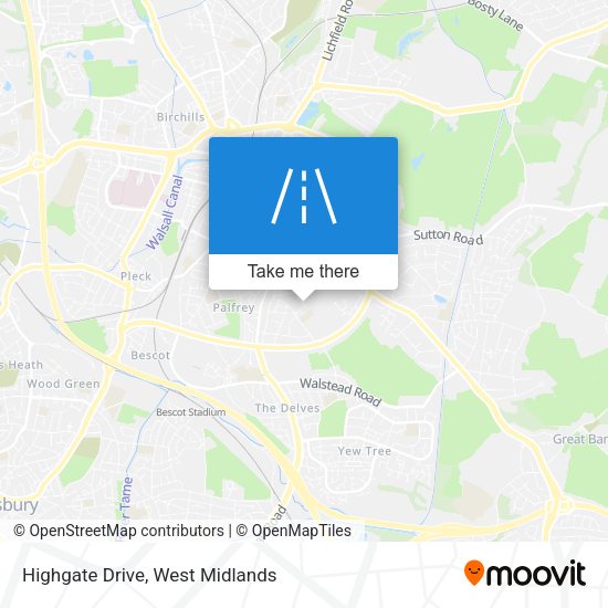 Highgate Drive map