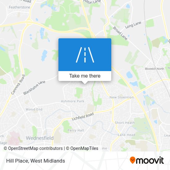 Hill Place map