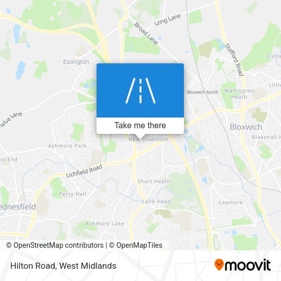 Hilton Road map