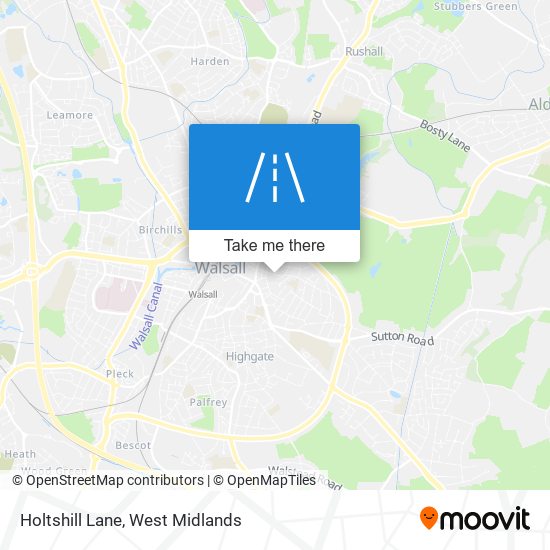 Holtshill Lane map