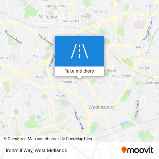 Ironmill Way map