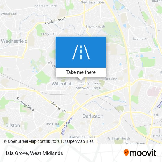 Isis Grove map