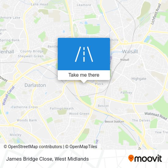 James Bridge Close map
