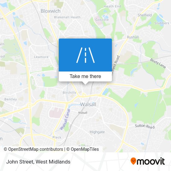 John Street map