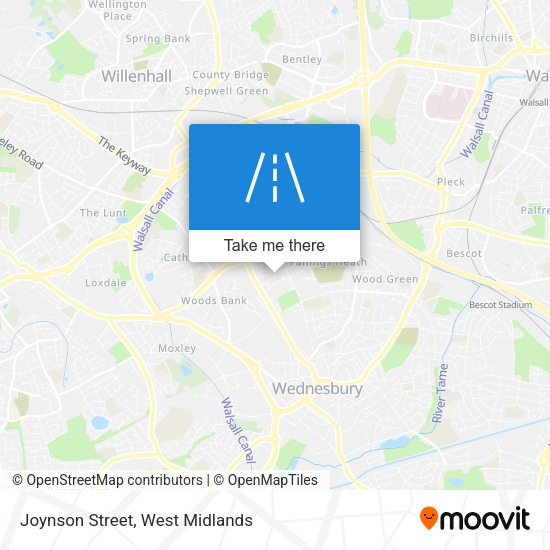 Joynson Street map