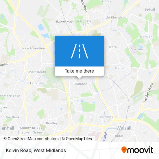 Kelvin Road map
