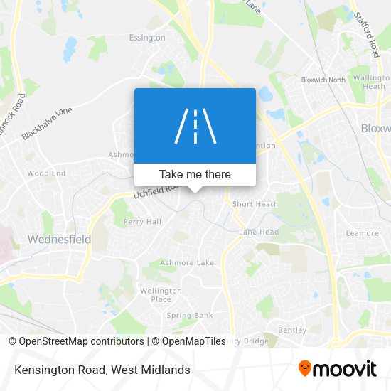 Kensington Road map