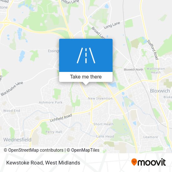 Kewstoke Road map
