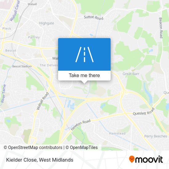 Kielder Close map