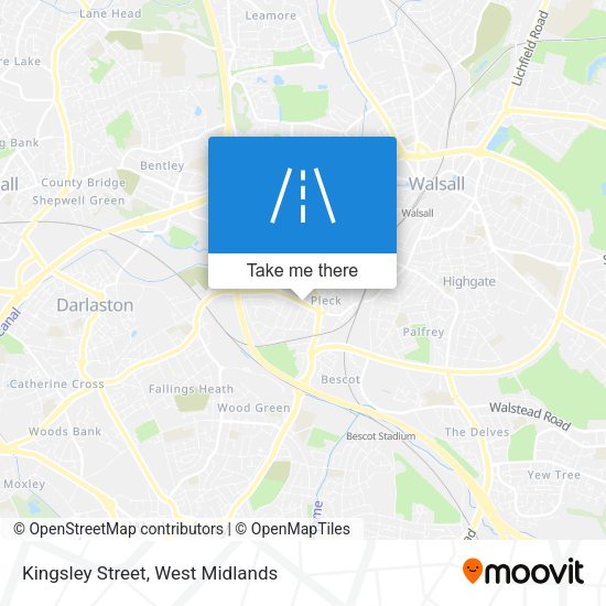 Kingsley Street map