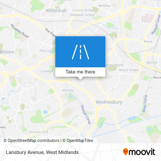 Lansbury Avenue map