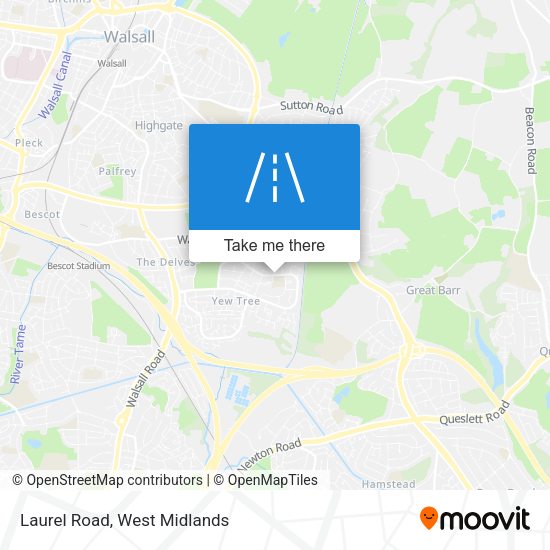 Laurel Road map