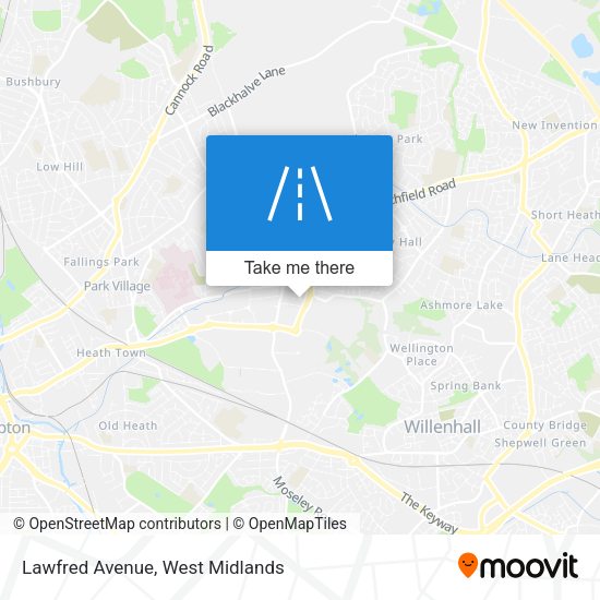 Lawfred Avenue map