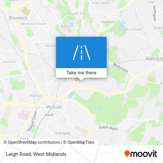 Leigh Road map
