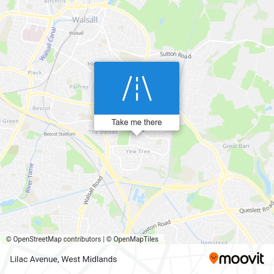 Lilac Avenue map