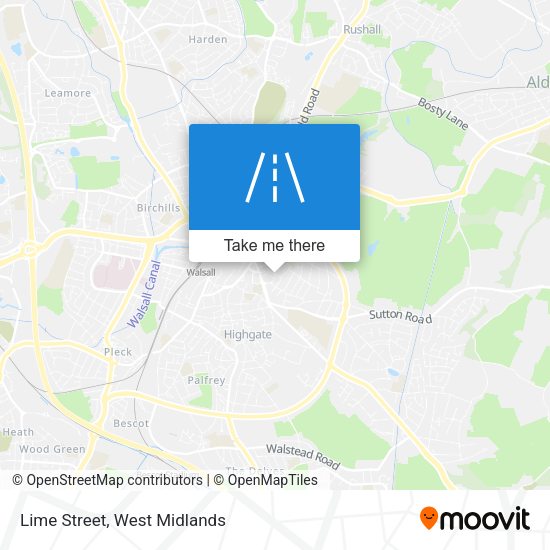 Lime Street map