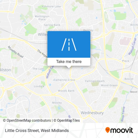 Little Cross Street map