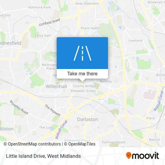 Little Island Drive map