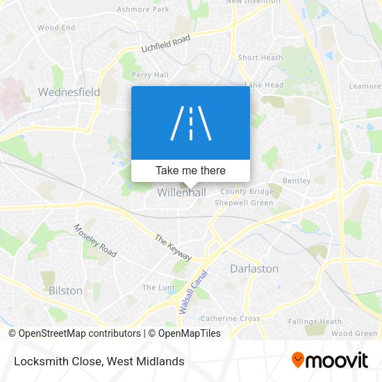 Locksmith Close map