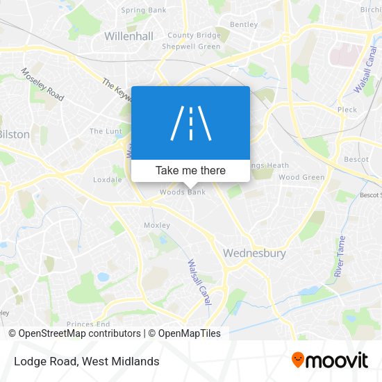 Lodge Road map