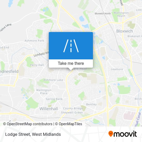Lodge Street map