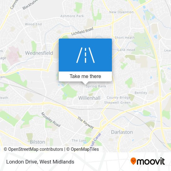 London Drive map