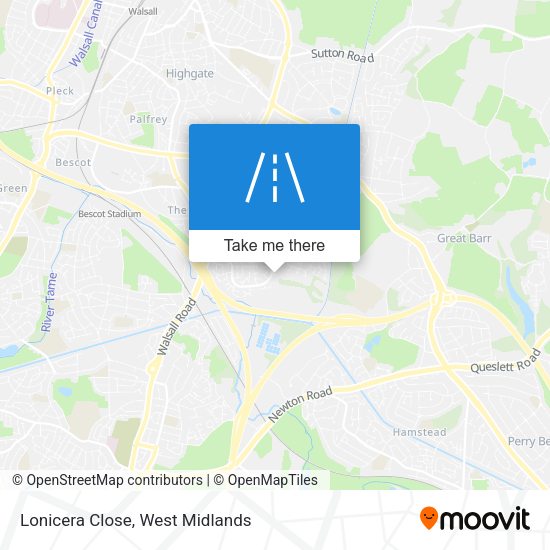 Lonicera Close map