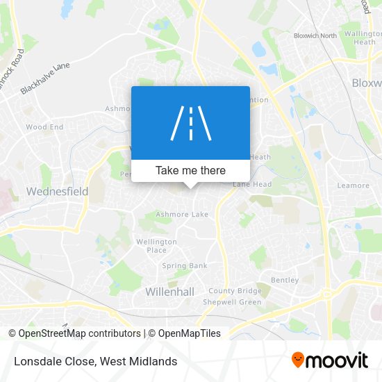 Lonsdale Close map